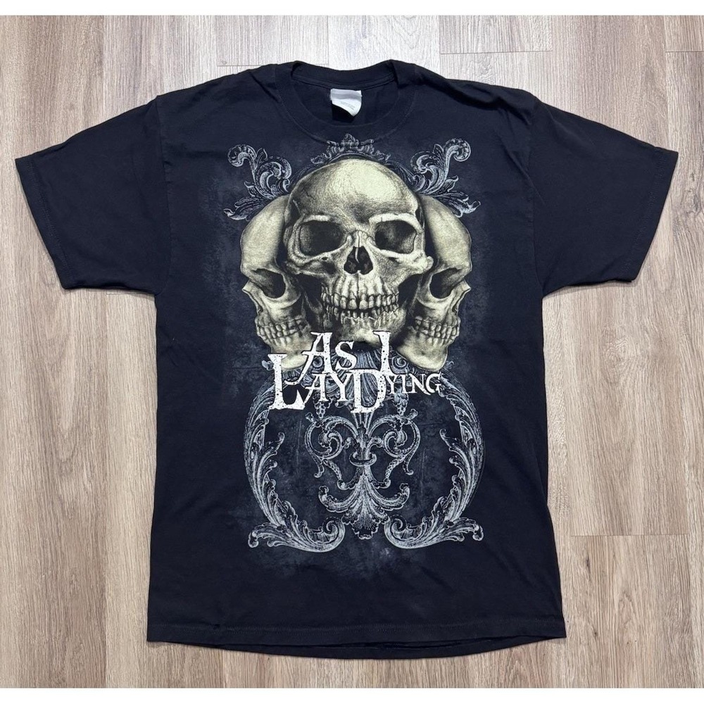 Vintage Y2K As I Lay Dying Musical Band‎ T Shirt Size L